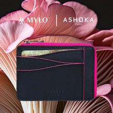 Large Zipped Mylo™ Mushroom Card Holder – Pink - Vegan America