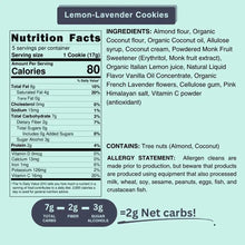 Vegan Lemon Lavender Cookies (Bag of 5 cookies)