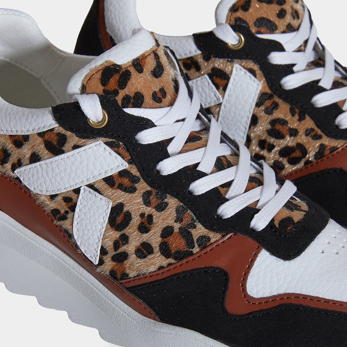 Lewis Running Sneaker – Biosourced & Recycled Leopard - Vegan America