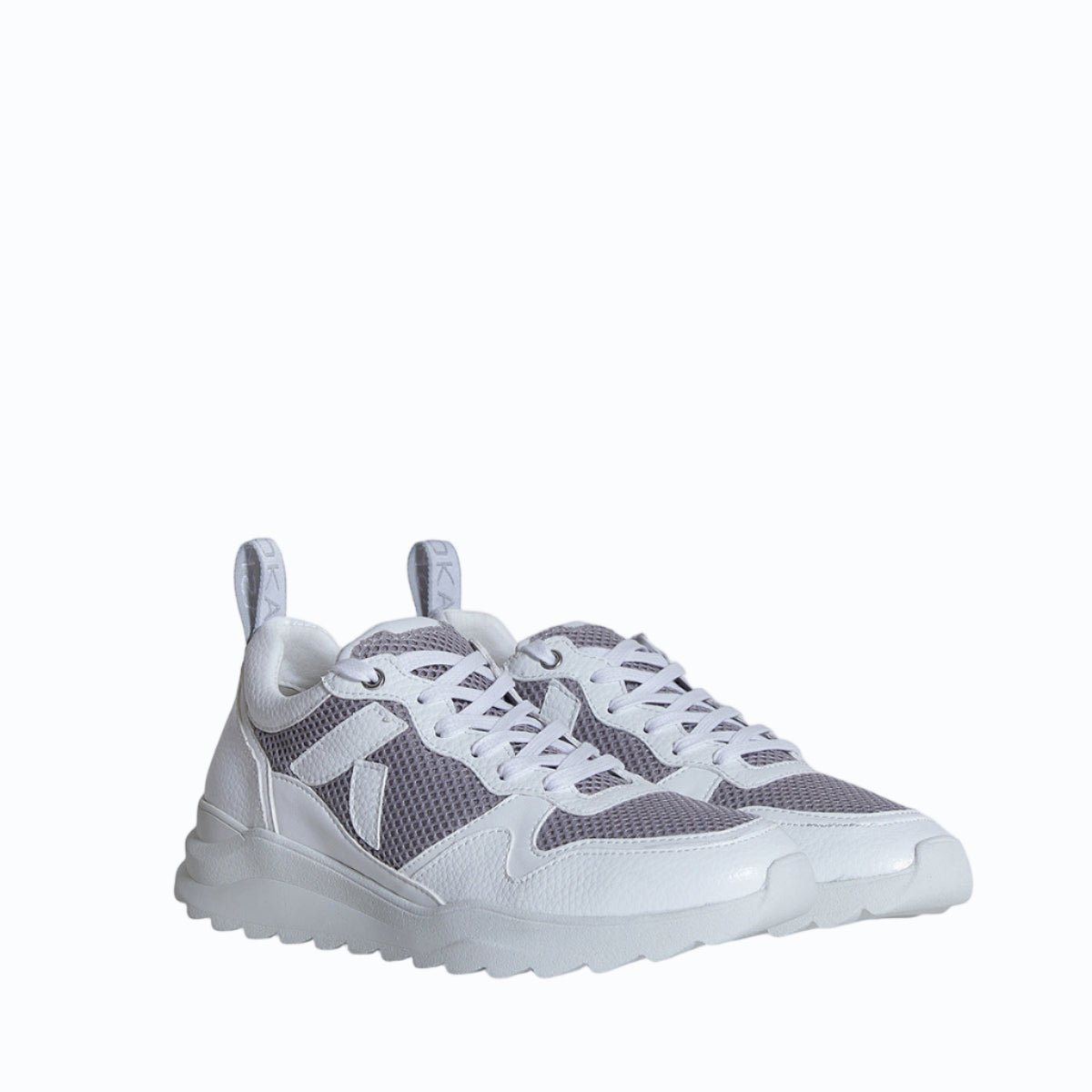 Lewis Running Sneaker – Biosourced & Recycled White - Vegan America