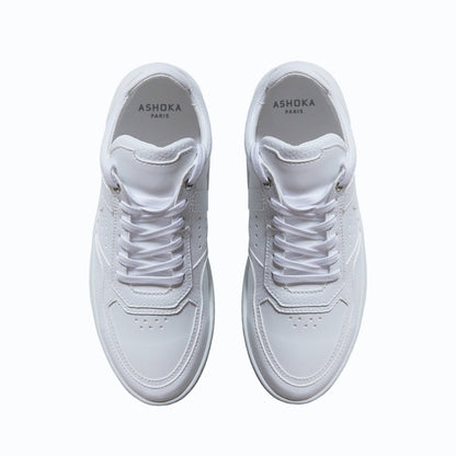 Matéo Low - Top Biosourced & Recycled Sneaker – White - Vegan America