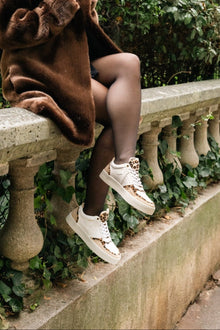 Matéo Low - Top Biosourced & Recycled Sneaker – Leopard - Vegan America