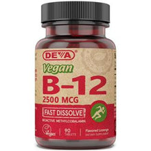 Deva - Vegan B-12 - 2500 MCG - Fast Dissolve Lozenges