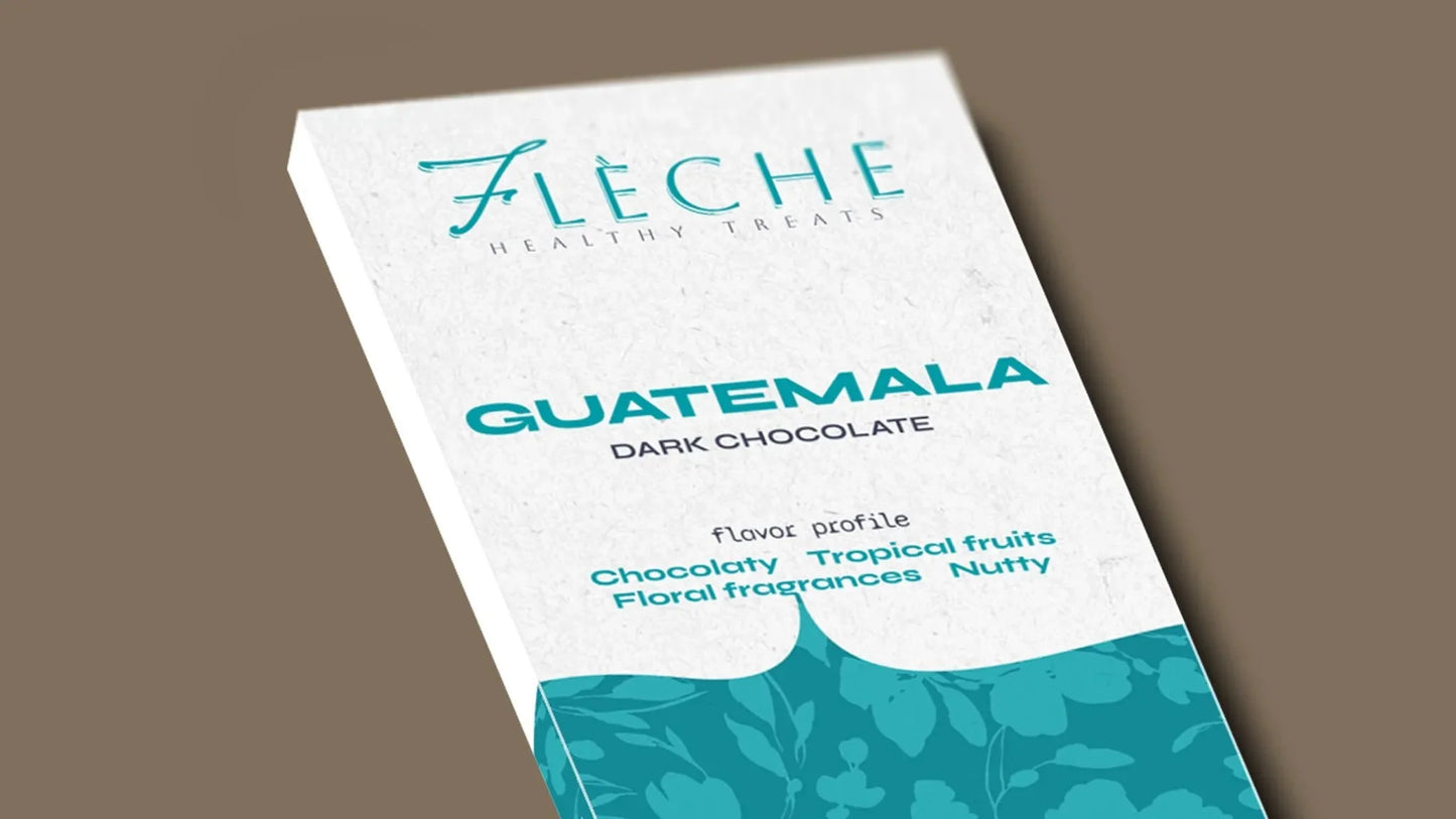 Vegan Sugar Free 76% Dark Chocolate Guatemala | Flèche Healthy Treats