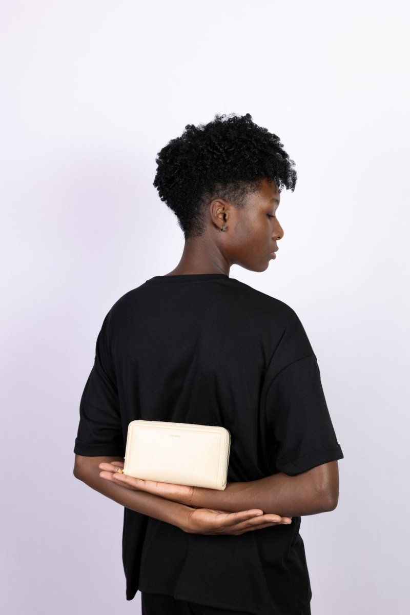 Couture Bamboo Sand Companion Wallet - Vegan America