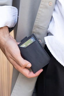 Second Life | Persimmon Slim Wallet in Black