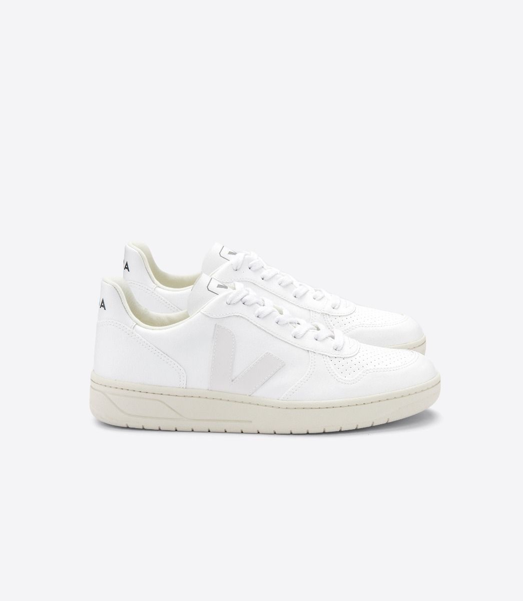 V-10 Sneaker in Full White from Veja