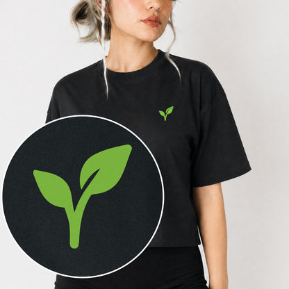Vegan Logo Women's Boxy T-Shirt - Vegan America