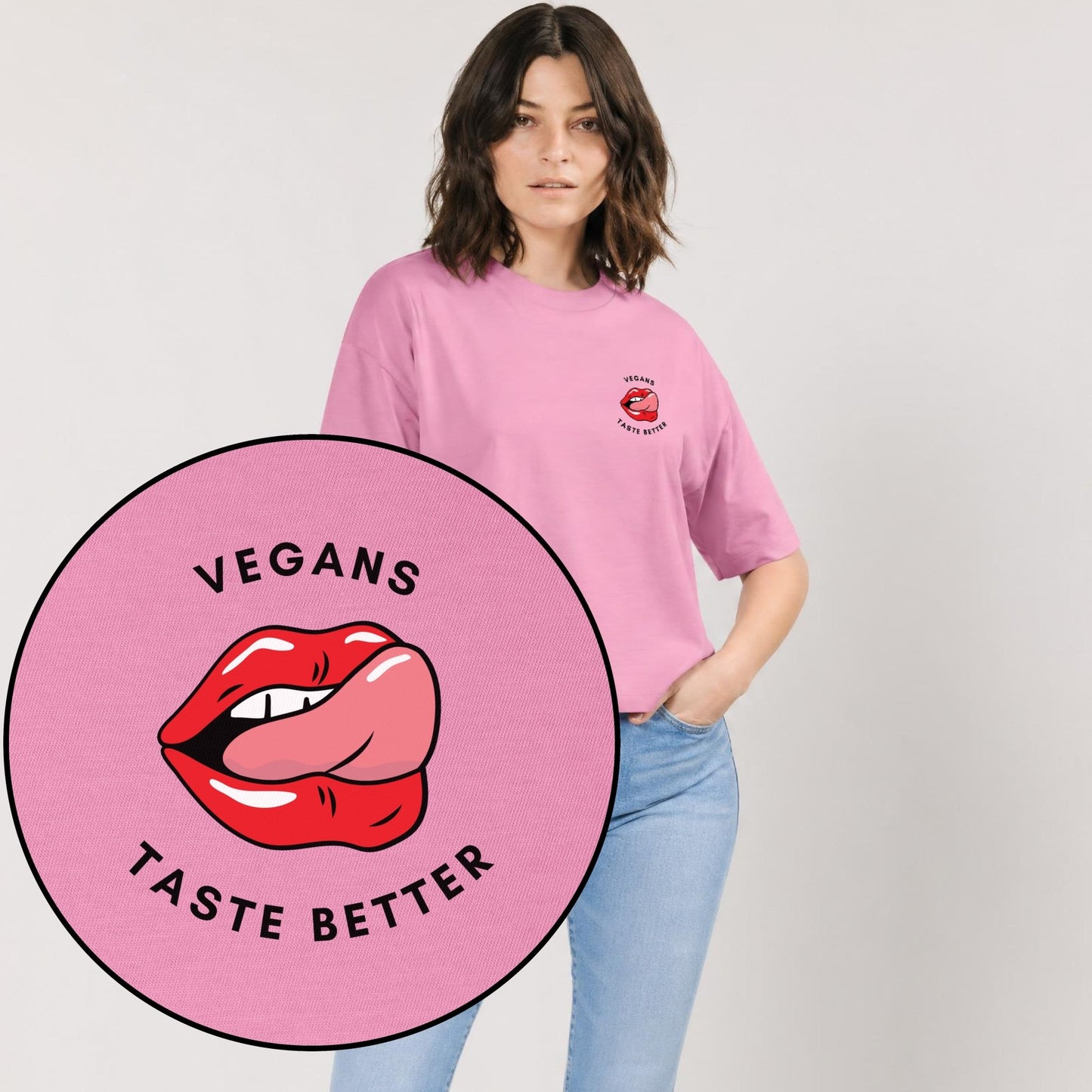 Vegans Taste Better Women's Boxy T-Shirt - Vegan America