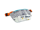 waist bag essentials coffee packages light blue tiles - Vegan America