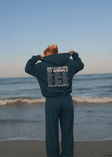 WAYS TO BE KIND TO ANIMALS HOODIE - Vegan America