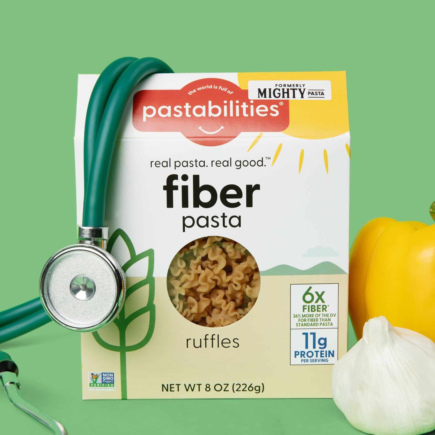Fiber Pasta Ruffles - High Fiber