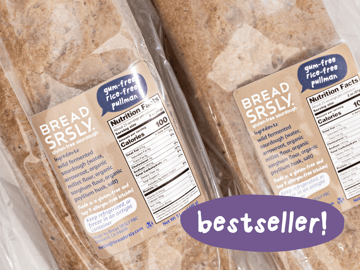 Gum-Free, Rice-Free Sourdough Value Pack (2 XL Loaves) - Vegan America