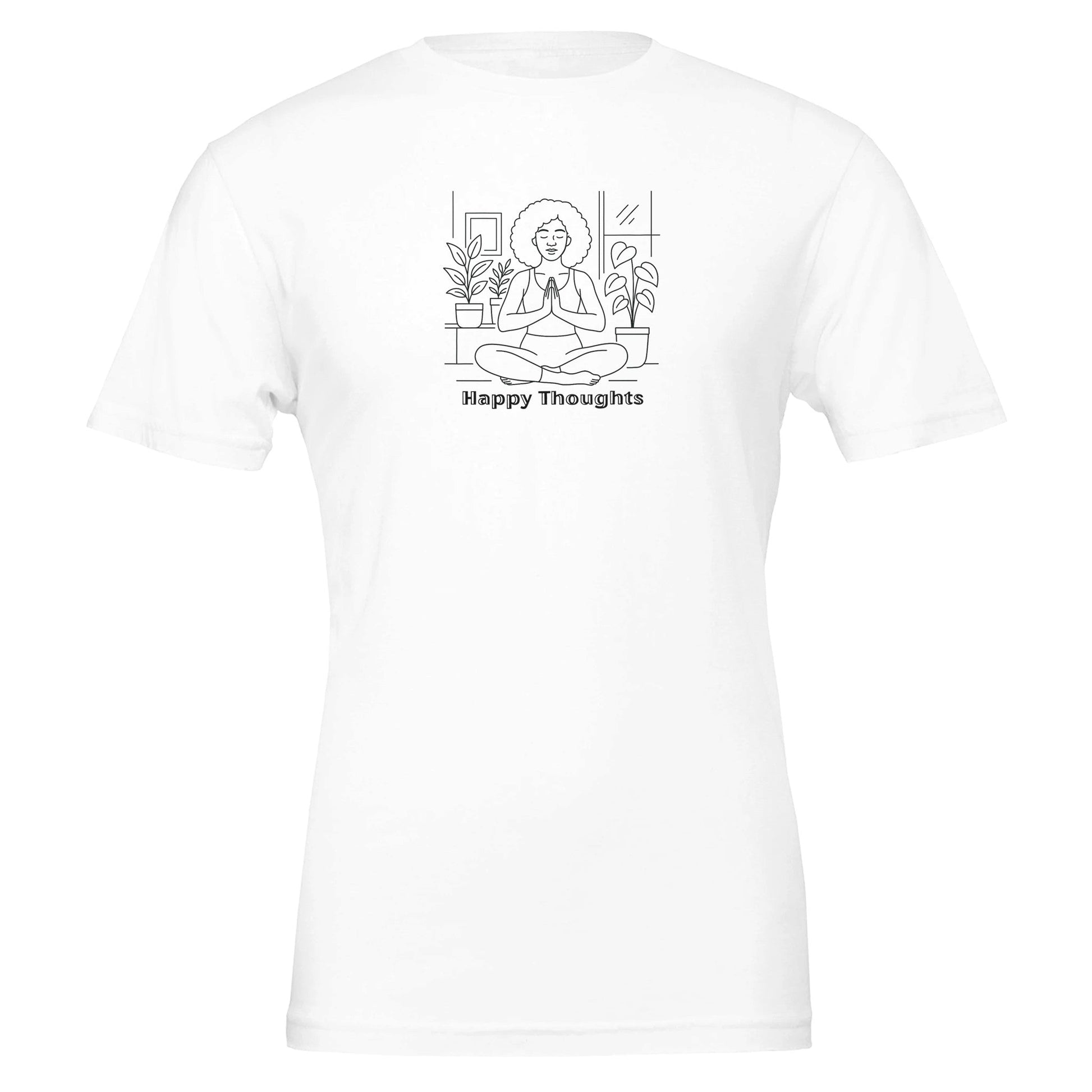Happy Thoughts, Eco - Conscious TShirt - Vegan America