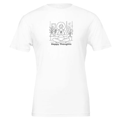 Happy Thoughts, Eco - Conscious TShirt - Vegan America