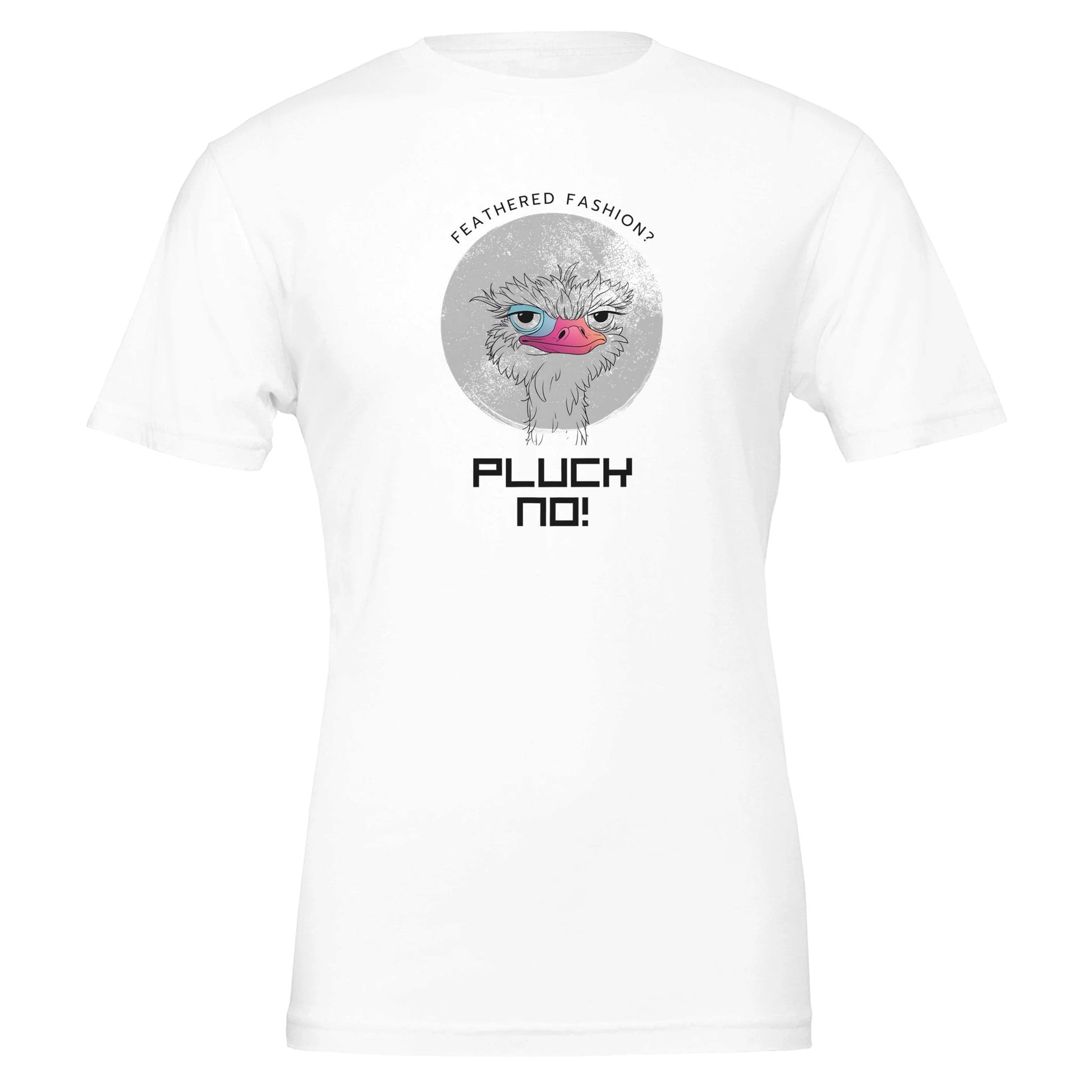 Pluck No! Funny Vegan Premium Tshirt - Vegan America