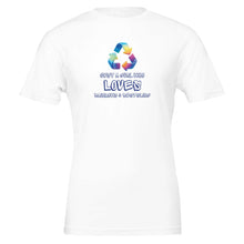 Just a Girl Who Loves Rainbows and Recycling - Eco Friendly TShirt - Vegan America