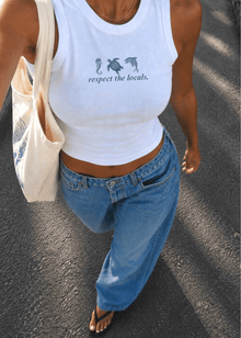RESPECT THE LOCALS TANK - Vegan America