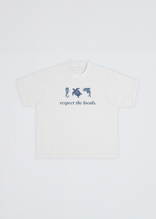 RESPECT THE LOCALS TEE SHIRT - Vegan America