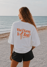 WHAT IF KARMA IS REAL? TEE - Vegan America