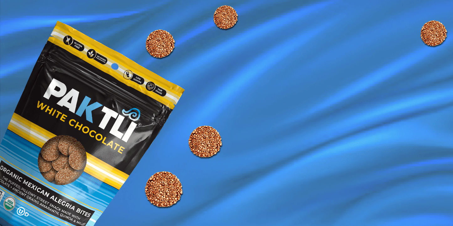 NEW White Chocolate Alegria Bites - Vegan America