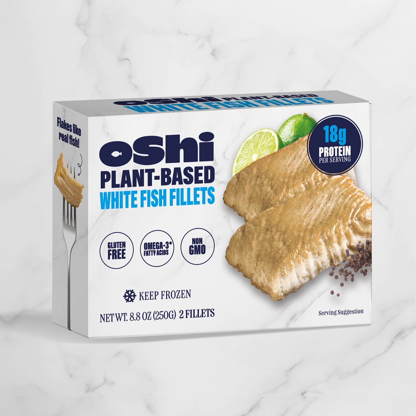 Oshi Plant-Based White Fish Fillets
