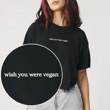 Wish You Were Vegan Women's Boxy T-Shirt - Vegan America
