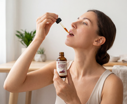 Alcohol-Free Premium Saffron Extract (Made With Pure Heray Saffron Threads)