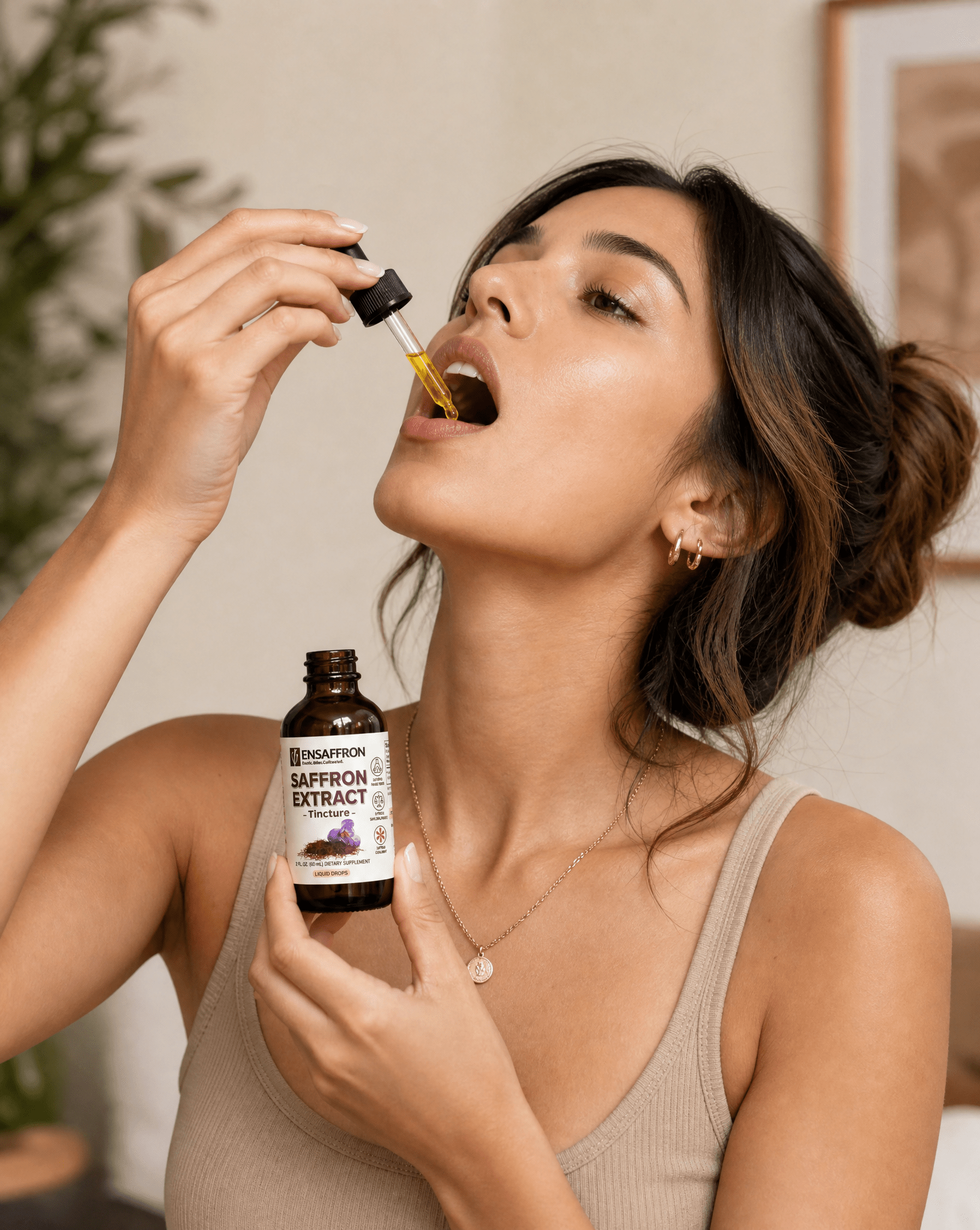Premium Saffron Extract Tincture (Made With Pure Heray Saffron Threads) - Vegan America