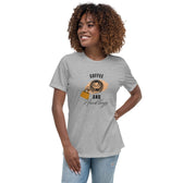 "Coffee and Handbags" Women's Relaxed T-Shirt - Vegan America