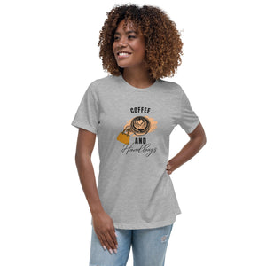 "Coffee and Handbags" Women's Relaxed T-Shirt - Vegan America