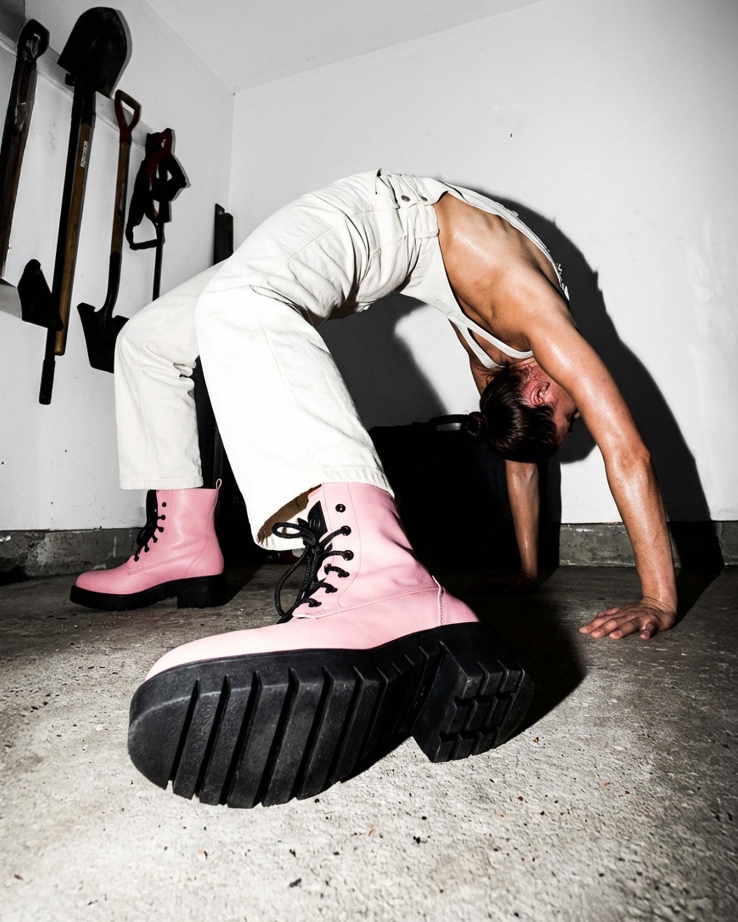 Women's Boots Workers No. 3 Pink - Vegan America