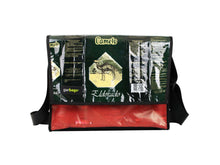 messenger bag XL coffee package green - Vegan America