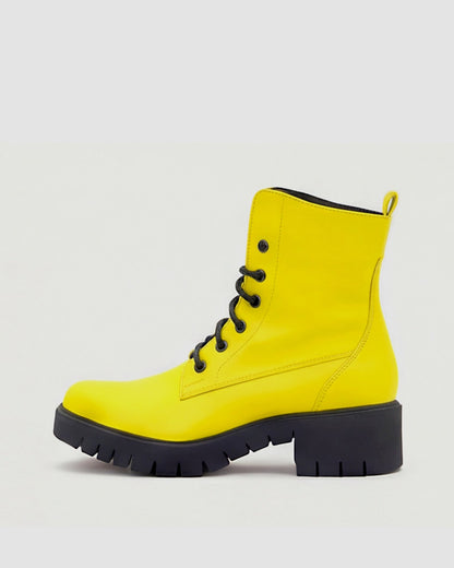 Women's Boots Workers No. 3 Yellow - Vegan America