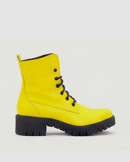 Women's Boots Workers No. 3 Yellow - Vegan America