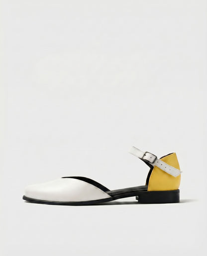 Alexa Pumps Yellow, Vegan Cactus Leather (Desserto), Women's